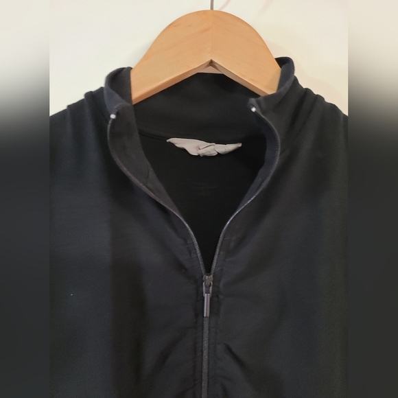 Athleta Black Quarter Zip Athletic Casual Dress Short Ruched Sleeve Size Small - Picture 8 of 9
